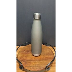 H2GO Force Water Bottle 17oz Stainless Steel Vacuum Sealed Color Silver NWOT